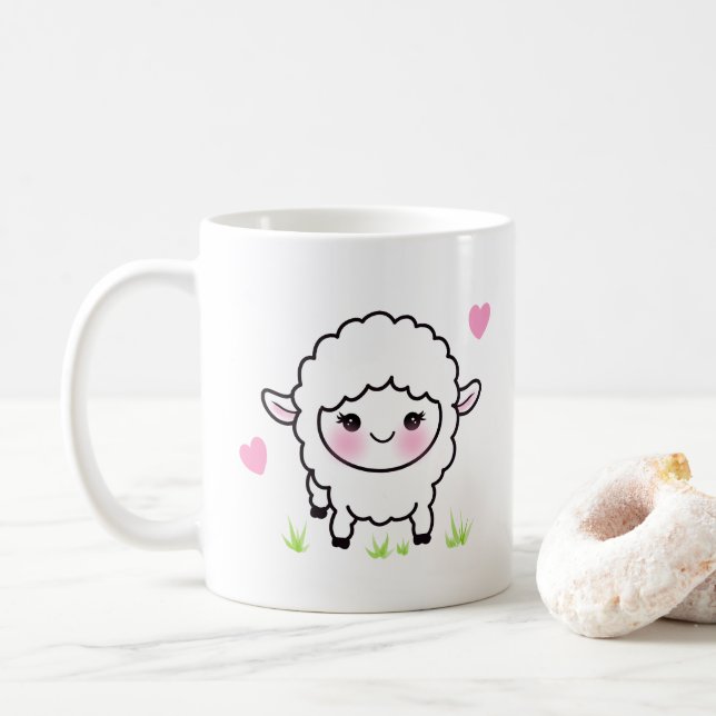 Caneca De Café Lamas Fazendas (Com Donut)