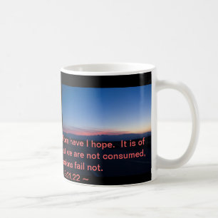 Caneca De Café Lamentações 3:21-22
