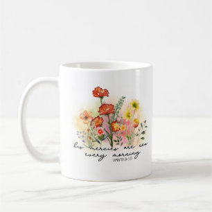 Caneca De Café Lamentações 3:23 Seus Compaixões Novamente Todas A