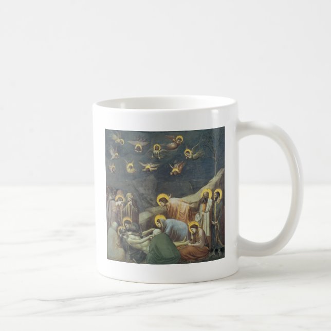 Caneca De Café Lamento de Giotto do cristo (Direita)