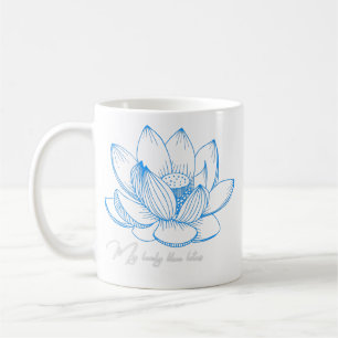 Caneca De Café Lâmina Azul