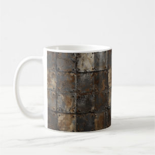 Caneca De Café Lâmina de café de metal enferrujada