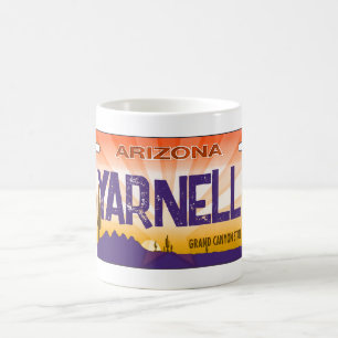 Caneca De Café Lâmina de placa de Arizona da Yarnell