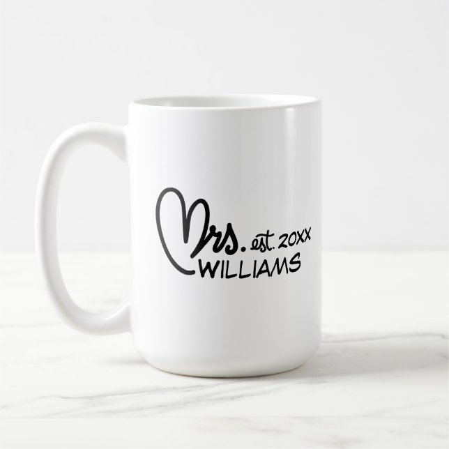 Caneca De Café Lâmina negra e branca (Esquerda)