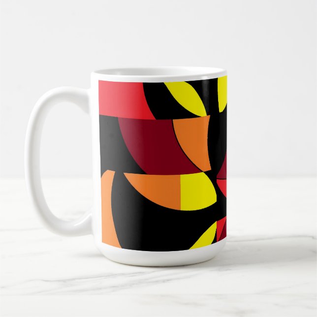 Caneca De Café Lâminas Cercadas da Hora Zero (Esquerda)