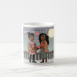 Caneca De Café Lâminas de amor - Juntos