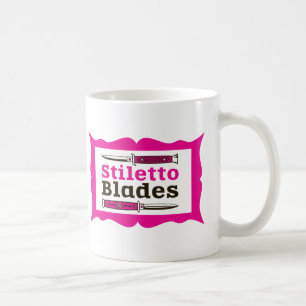 Caneca De Café Lâminas de salto alto na moldura