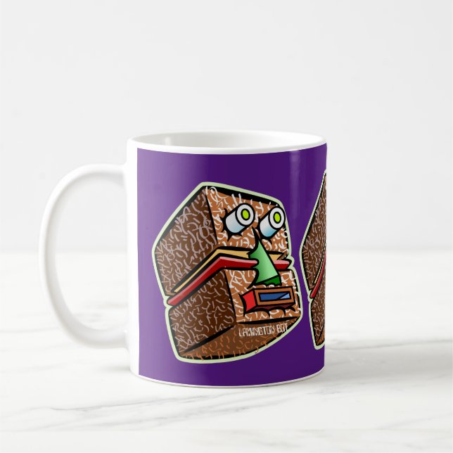 Caneca De Café Lamington Bot (Esquerda)