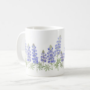 Caneca De Café Lâmpada de Flor Bluebonnet - Todos os tamanhos/est