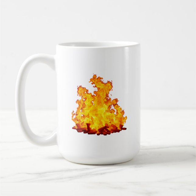 Caneca De Café Lâmpada de Fogo (Esquerda)