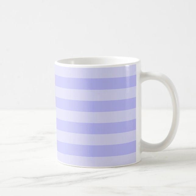 Caneca De Café Lâmpada De Padrões De Estirpe Azul Claro (Direita)