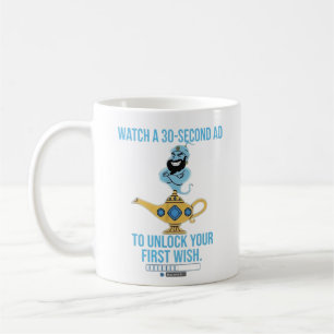 Caneca De Café Lâmpada mágica gênio personalizado
