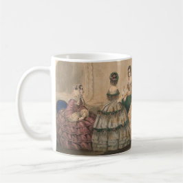 Caneca De Café Lâmpadas de Ballgowns 1858 de Godey