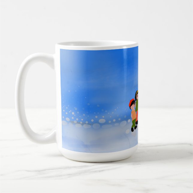 Caneca De Café Lâmpadas e Copas (Esquerda)