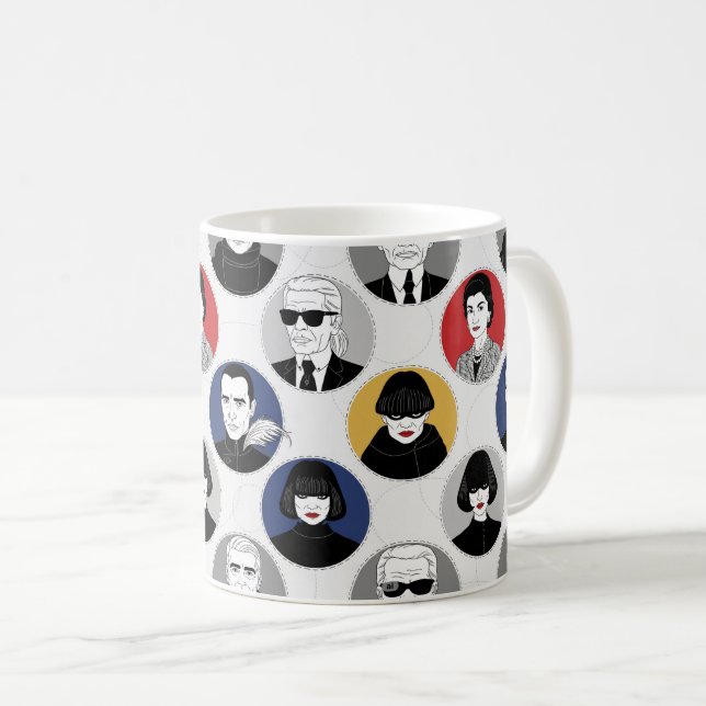Caneca De Café Lâmpadas e Copas (Frente Esquerda)