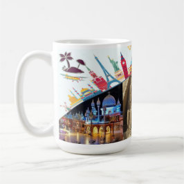 Caneca De Café Lâmpadas e Copas