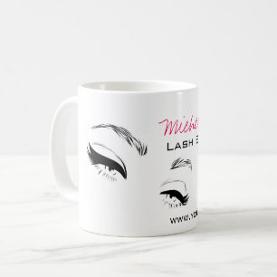 Caneca De Café Lâmpadas longas Extensão Lash Marca Eyeliner