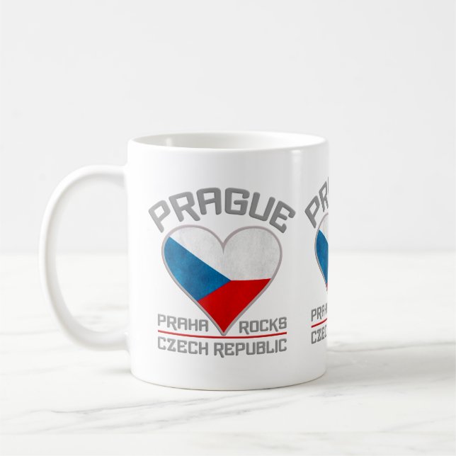 Caneca De Café Lâmpadas PRAGA - escolha estilo e cor (Esquerda)