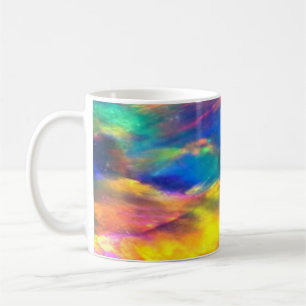 Caneca De Café Lâmpadas - Rainbow Opal
