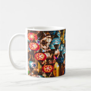 Caneca De Café Lâmpadas turcas: arte mosaica de vidro