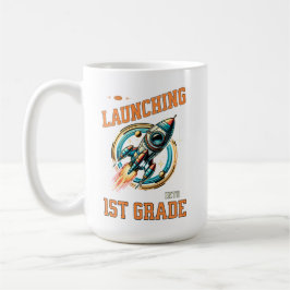 Caneca De Café Lançando na 1ª Série - Volta às Aulas