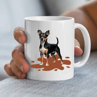 Caneca De Café Lancashire Heeler Mug - Design De Cachorro Gelado