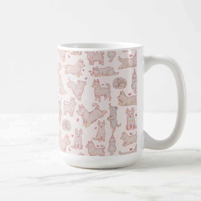 Caneca De Café Lancashire Heelers (Direita)