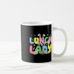 Caneca De Café Lanches Gordinhos Senhora Bunny Orelhas Ovos de Pá