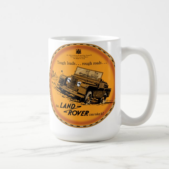 Caneca De Café Land Rover Tough (Direita)