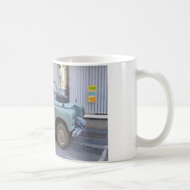 Caneca De Café Land Rover verde (Direita)