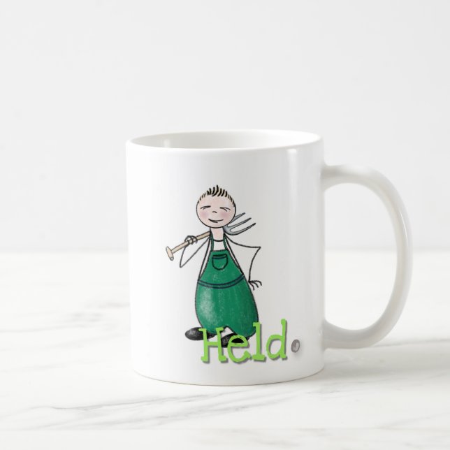 Caneca De Café Landwirt Farmer Bauer Bio Tasse Mug Held Punkt (Direita)