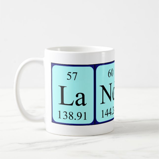 Caneca De Café Landyn mesa periódica mug (Esquerda)