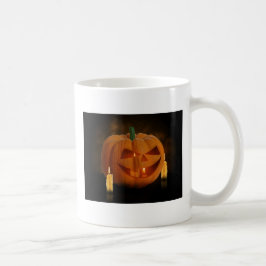 Caneca De Café Lanterna de Abóbora Halloween com Velas