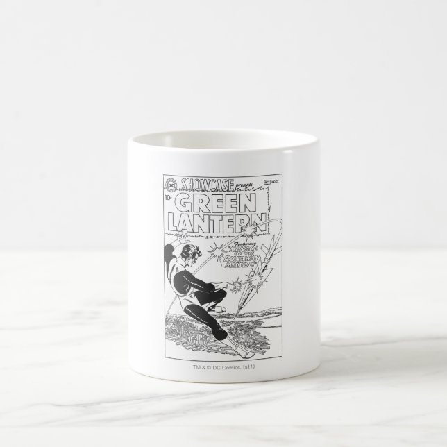 Caneca De Café Lanterna Verde - Míssil Fugido, Preto e Branco (Centro)