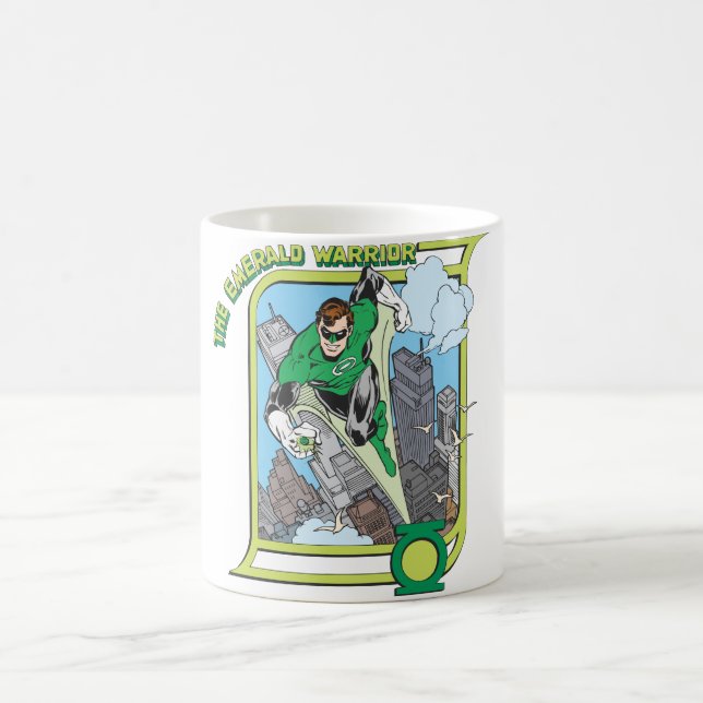 Caneca De Café Lanterna Verde - O Guerreiro Esmeralda (Centro)