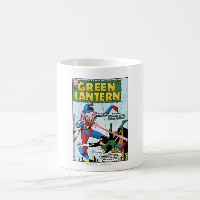 Caneca De Café Lanterna Verde vs Palhaço (Centro)