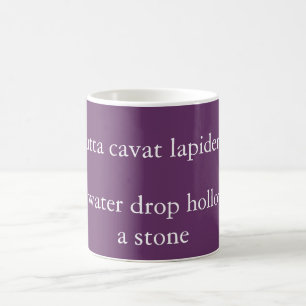 Caneca De Café Lapidem do cavat do ornato dórico