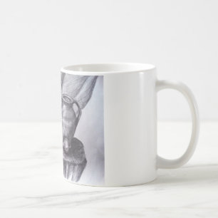 Caneca De Café Lápis de Vida Estática Desenhando Lúpulo Branco Cl