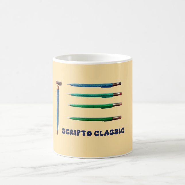 Caneca De Café Lápis Mecânicos Clássicos Scripto (Centro)