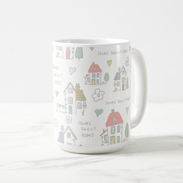 Caneca De Café Lar doce lar (Frente Esquerda)
