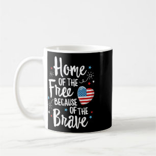 Caneca De Café Lar Dos Veteranos Livres 4 De Julho Mulheres Espos
