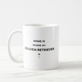 Caneca De Café Lar É Onde... -Caneca Branca