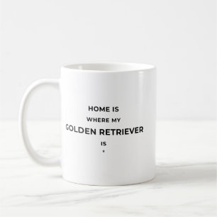 Caneca De Café Lar É Onde... -Caneca Branca