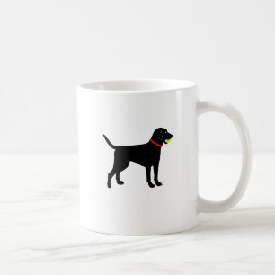 Caneca De Café Larador Fetch, bola de jogo do Black Lab
