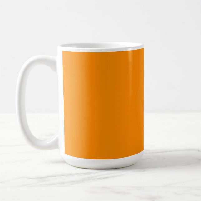 Caneca De Café Laranja (Esquerda)