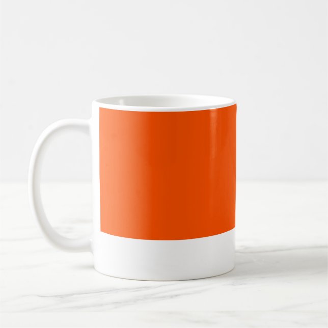 Caneca De Café Laranja (Esquerda)