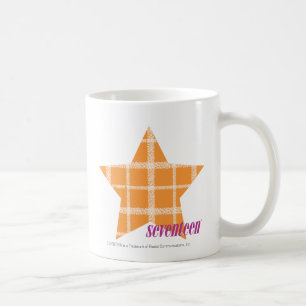 Caneca De Café Laranja 2 da xadrez