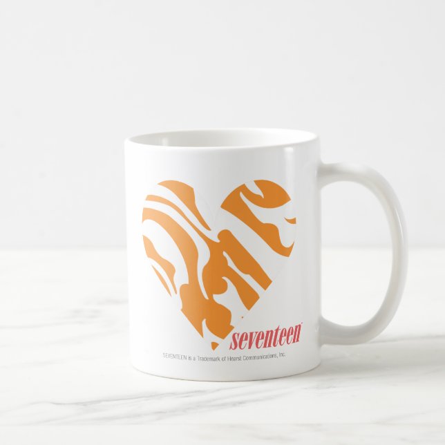 Caneca De Café Laranja 2 da zebra (Direita)