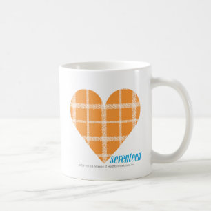 Caneca De Café Laranja 4 da xadrez