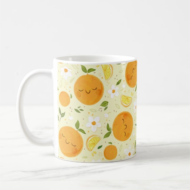 Caneca De Café Laranja Citrus Mug (Esquerda)